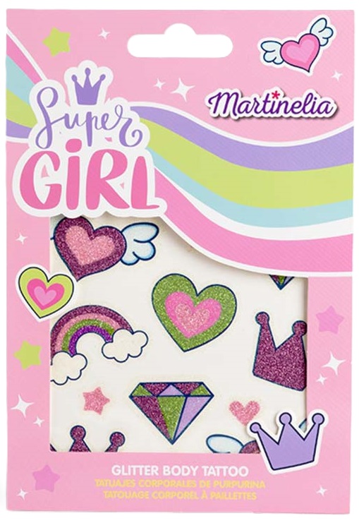 Тatuaje din brocart Martinelia Super Girl - 12 buc