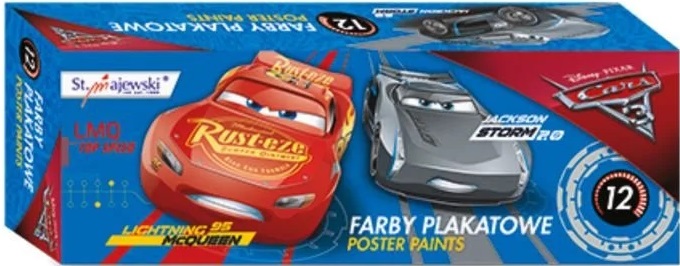 Vopsele pentru postere St. Majewski Cars - 12 culori, 20 ml