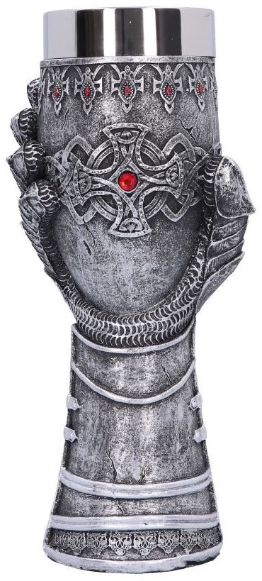 Pocal Nemesis Now Adult: Medieval - Silver Knight Gauntlet