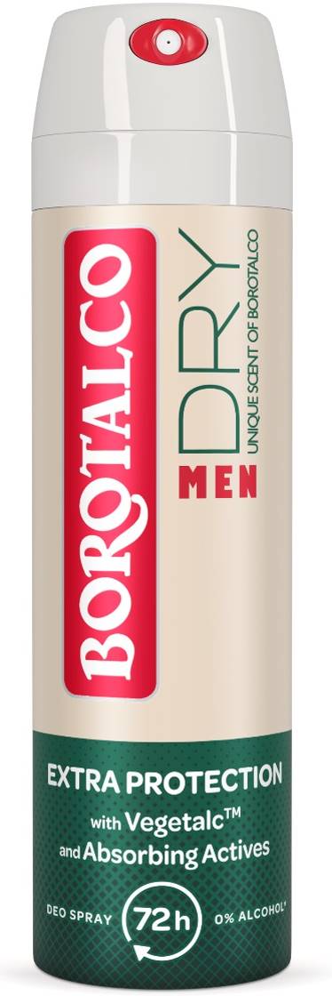 Borotalco Men Deodorant spray Dry Unique Scent, 150 ml