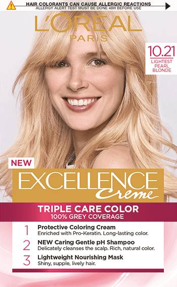 L'Oréal Vopsea de păr Excellence, 10.21 Lightest Pearl Blonde