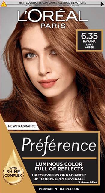 L'Oréal Préférence Vopsea de păr , 6.35 Havana