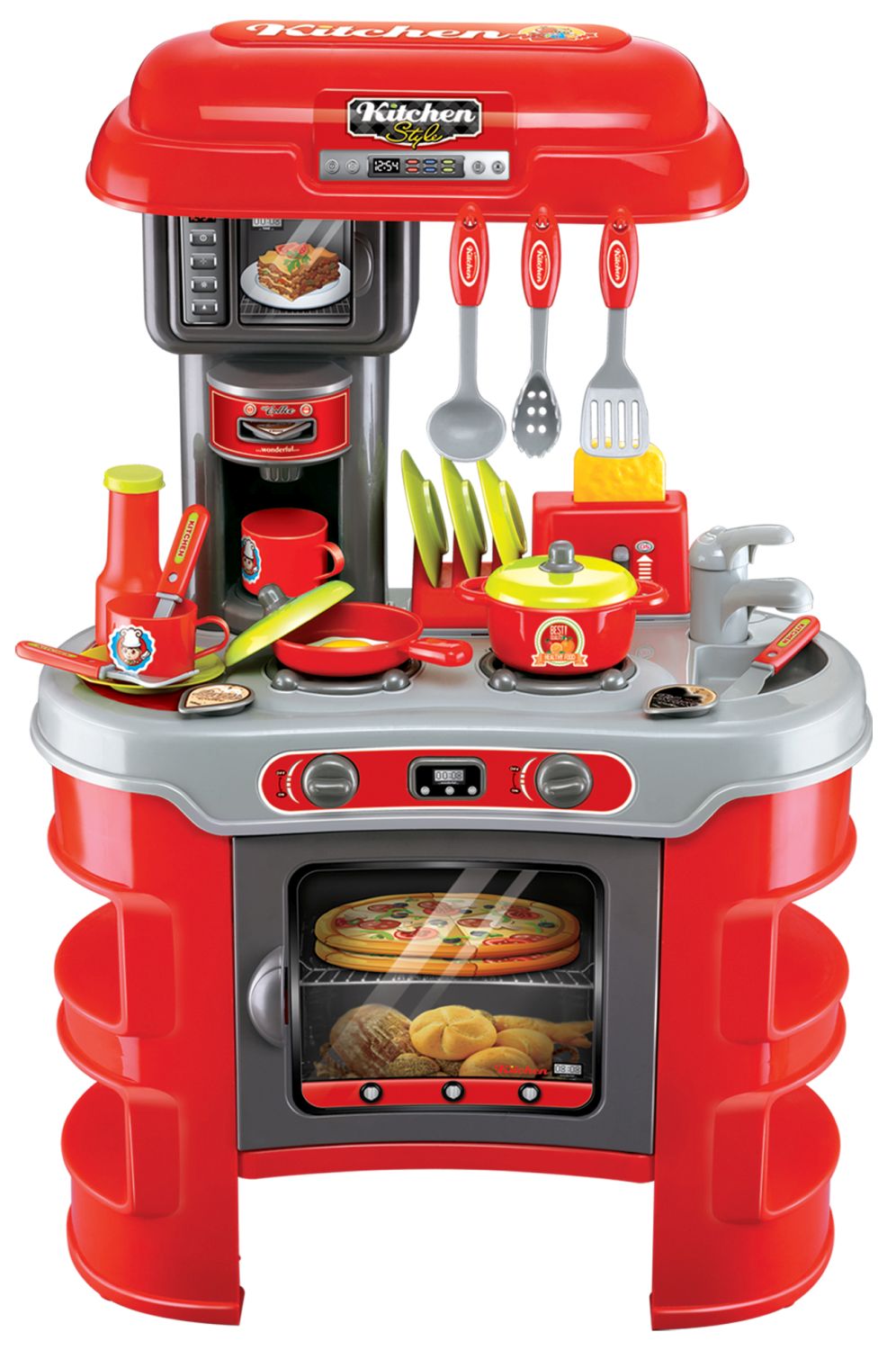 Bucătărie pentru copii Buba - Kitchen Cook, rosie
