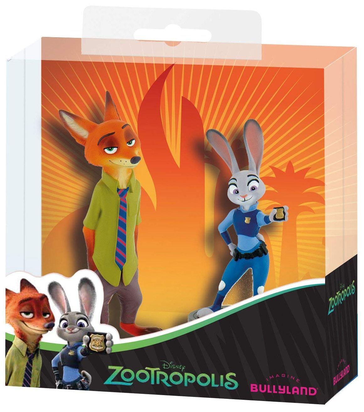 Bullyland - Zootropolis, set de figurine Nick Wilde si Judy Hopps