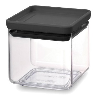 Borcan Brabantia Tasty+ - 0.7 l, capac gri închis