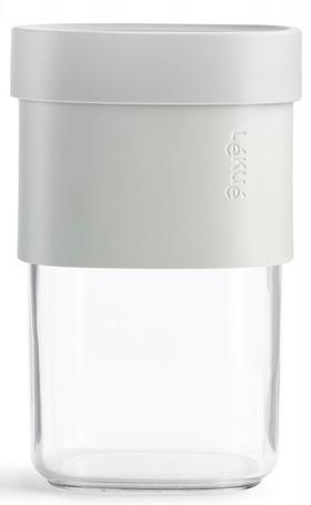 Borcan de depozitare Lekue – verde, 600-850 ml