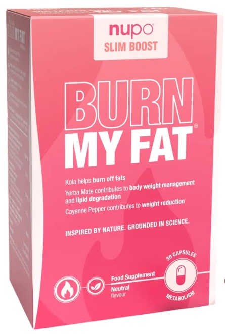 Burn My Fat Pentru arderea grăsimilor, 30 capsule, Nupo