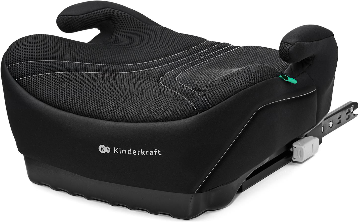 Scaun auto booster KinderKraft - I-Boost 2 Pro, IsoFix, i-Size, 125-150 cm, Black