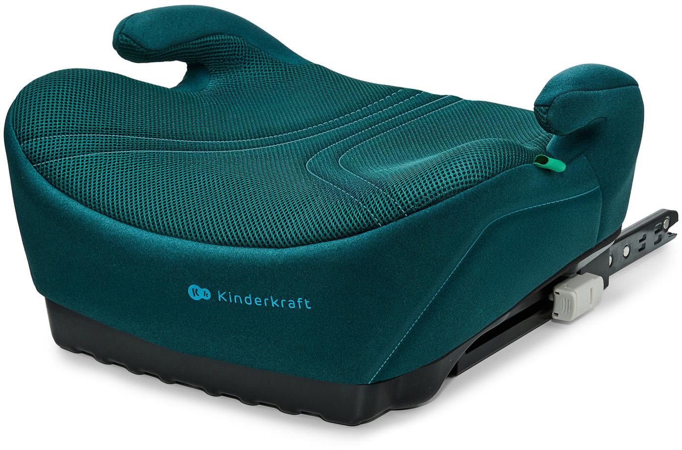 Scaun auto booster KinderKraft - I-Boost 2 Pro, IsoFix, i-Size, 125-150 cm, Green