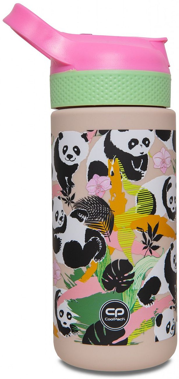 Sticlă Cool Pack Bibby - Panda Gang, 420 ml
