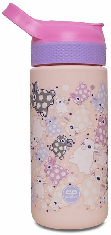 Sticlă Cool Pack Bibby - White Bunny, 420 ml