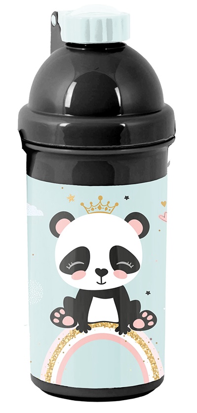 Sticlă de apă Paso Panda - Rainbow, 500 ml