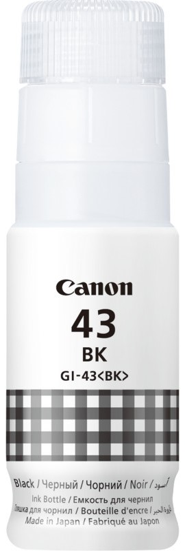 Sticlă cu cerneală Canon - GI-43, pentru PIXMA G540/G640, negru