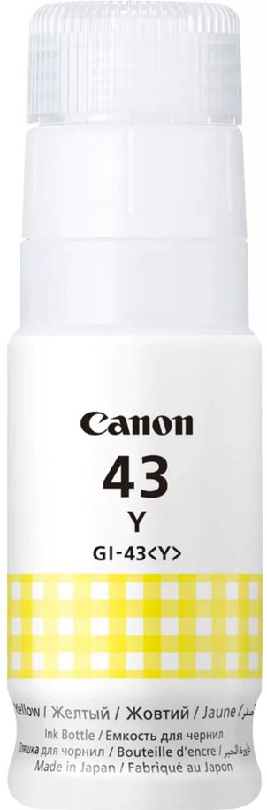 Sticlă cu cerneală Canon - GI-43, pentru PIXMA G540/G640, galben