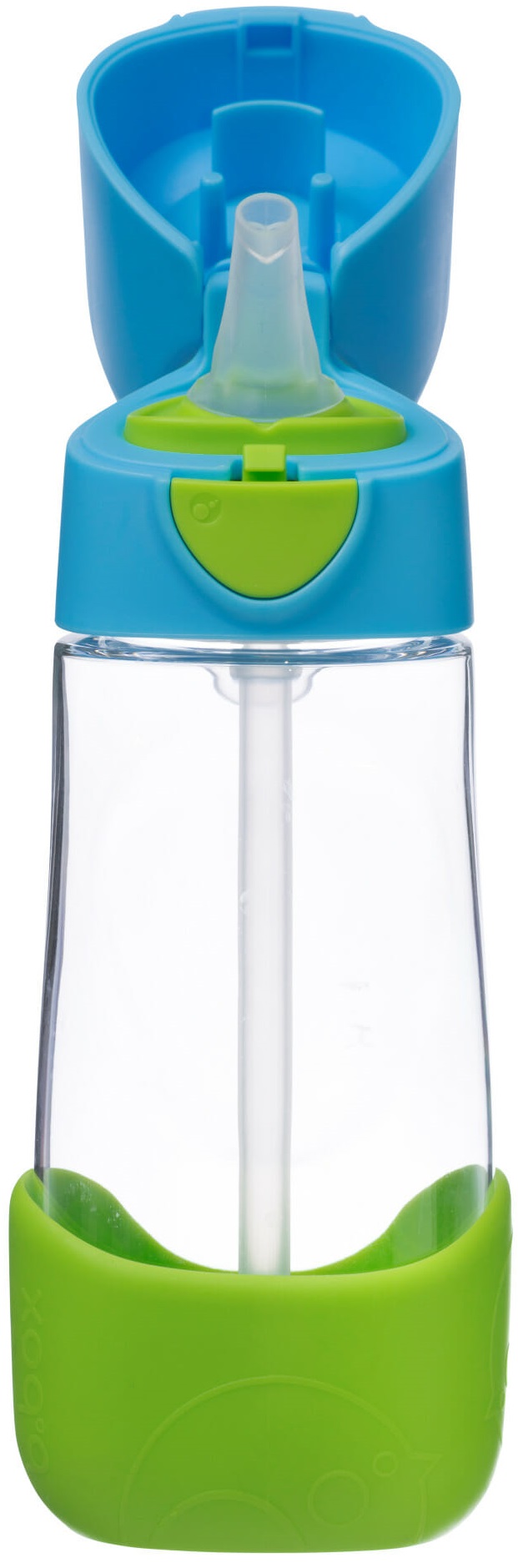 Sticlă cu pai pentru bebeluși b.box - Tritan, Ocean breeze, 450 ml