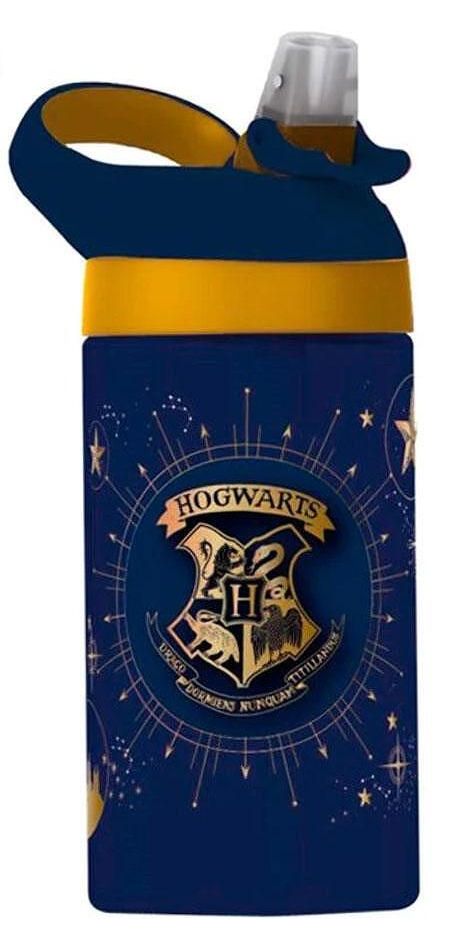 Sticlă cu pai pentru copii - Kids Licensing - Harry Potter, Chibi, 473 ml