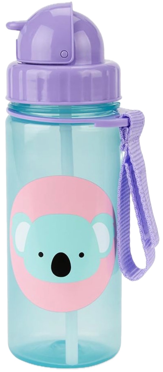 Sticlă cu pai Skip Hop Zoo - Koala, 385 ml