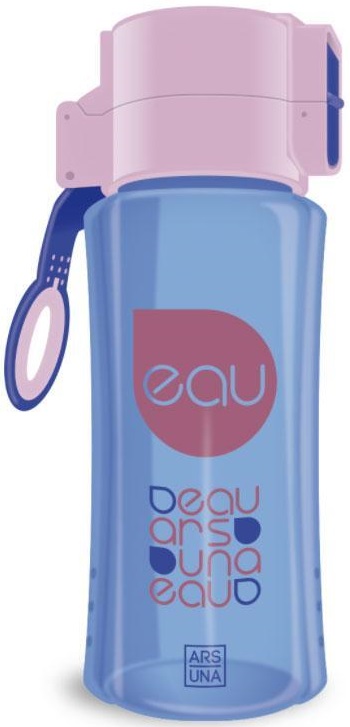 Sticlă de apă Ars Una - Albastru deschis, 450 ml