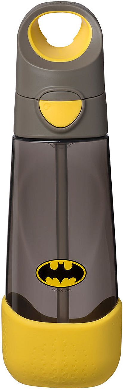 Sticlă de apă cu pai b.box - Batman, 600 ml