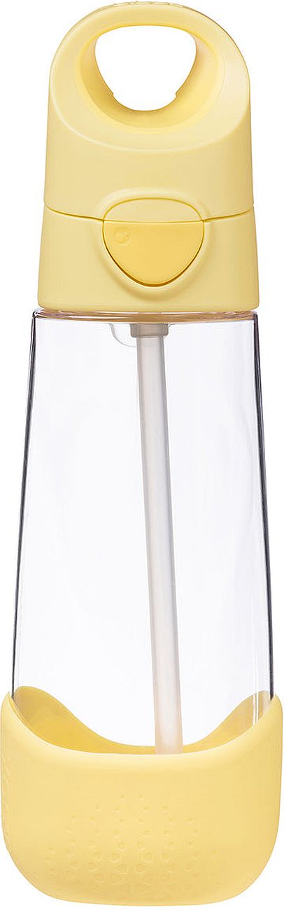 Sticlă de apă cu pai b.box - Lemon Twist, 600 ml