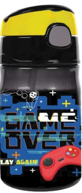 Sticlă de apă Colorino Handy - Game Over, 300 ml