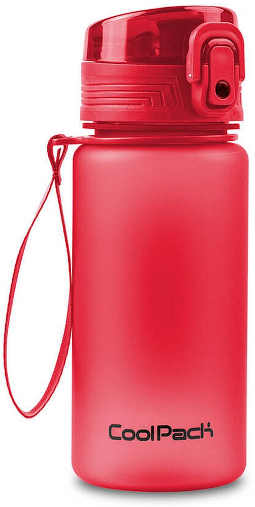 Sticlă de apă Cool Pack Brisk - Rpet Red, 400 ml