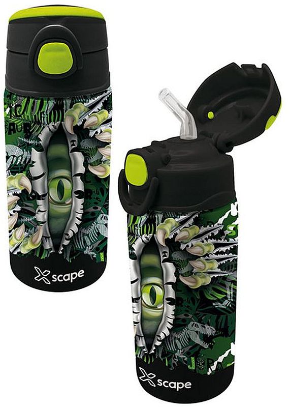 Sticlă de apă Graffiti Xscape - Dino, 500 ml