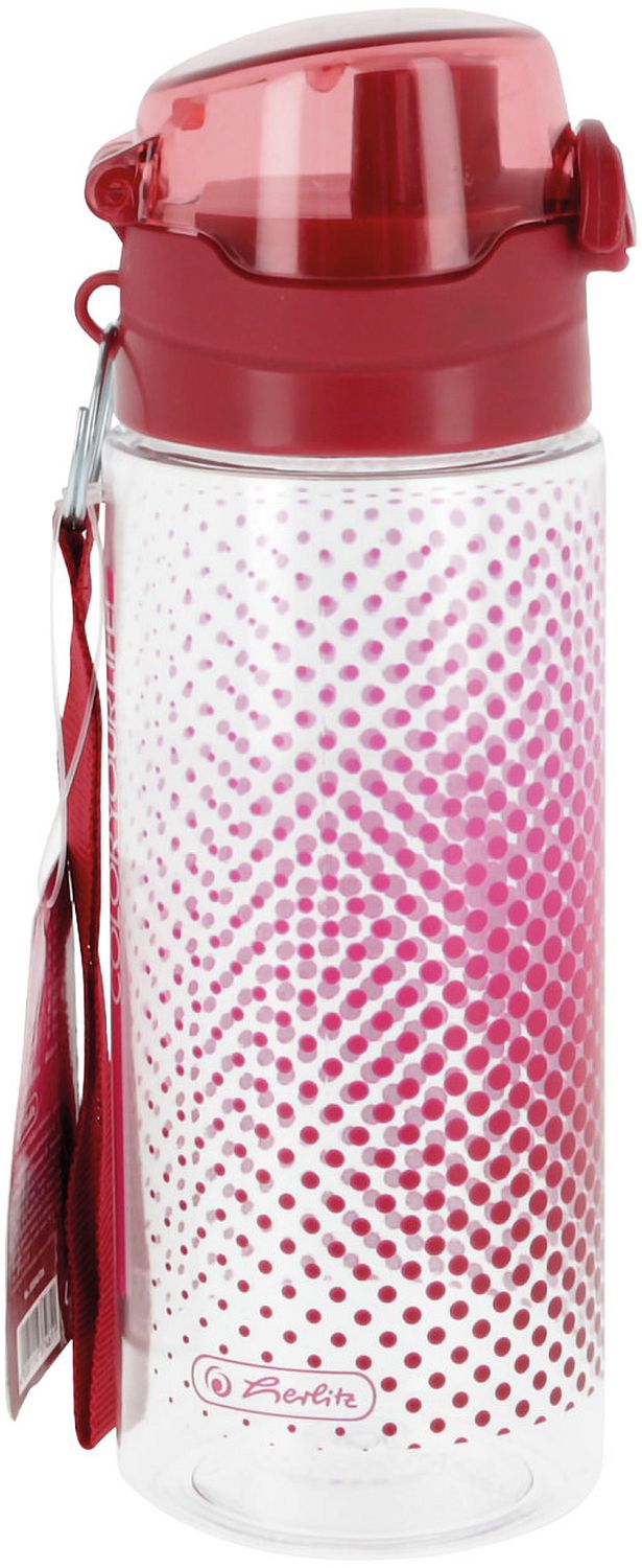 Sticlă de apă Herlitz - 500 ml, roşu