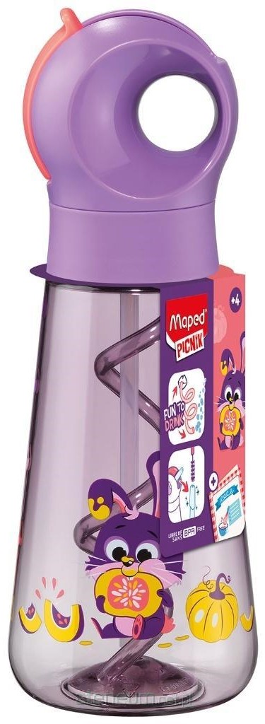 Sticlă de apă  Maped Picnik Miniz - Rabbit, 500 ml
