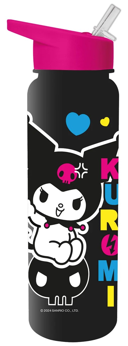 Sticlă de apă Pyramid Animation: Sanrio - Kuromi (Punk Vibes)