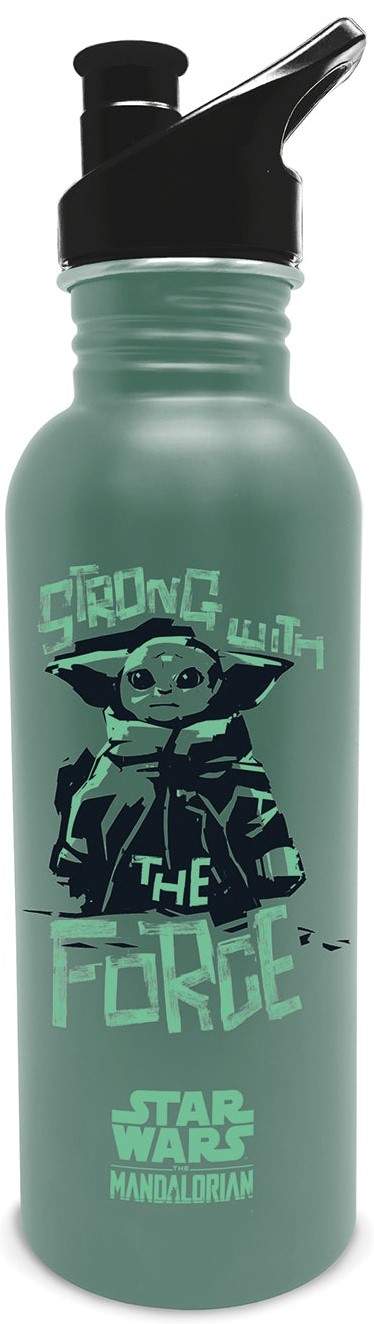 Sticlă de apă Pyramid Television: The Mandalorian - Wherever I Go He Goes, 700 ml