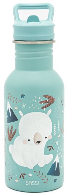 Sticlă de apă  Sassi Munchy The Bear - 500 ml