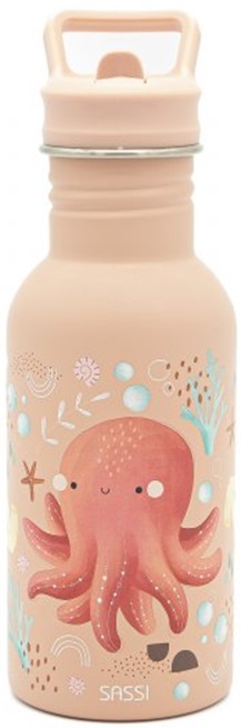 Sticlă de apă  Sassi Slurpy The Octopus - 500 ml