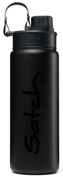 Sticla de apa Satch - Black Steel, 650 ml, otel