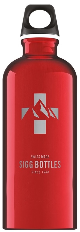 Sticla de apa  Sigg Mountain - rosie, 0.6 L