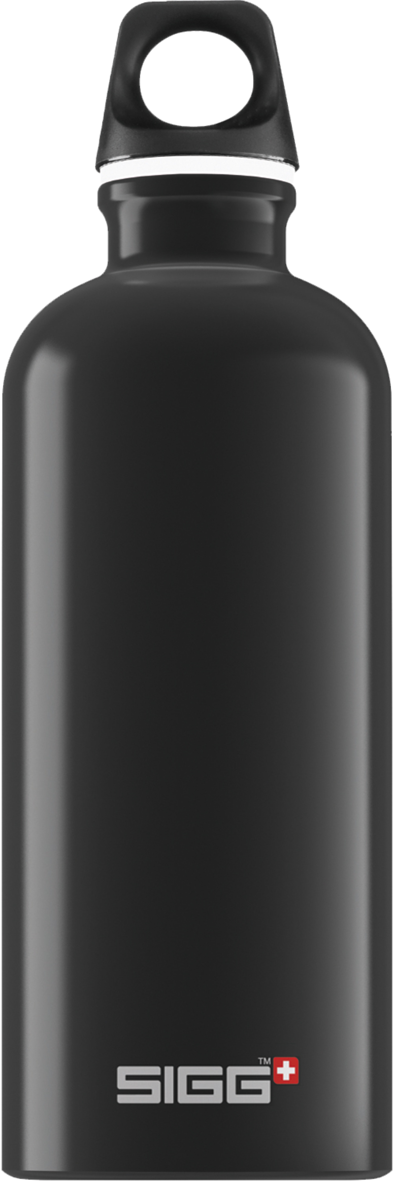 Sticla de apa Sigg Traveller – neagra, 0.6 L