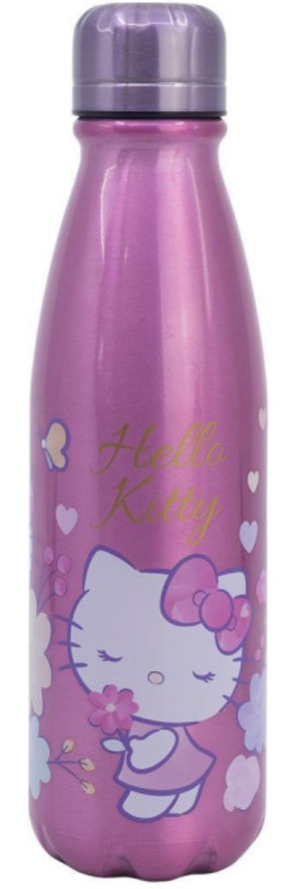 Sticlă de apă  Stor Animation: Sanrio - Hello Kitty Flowers, 600 ml