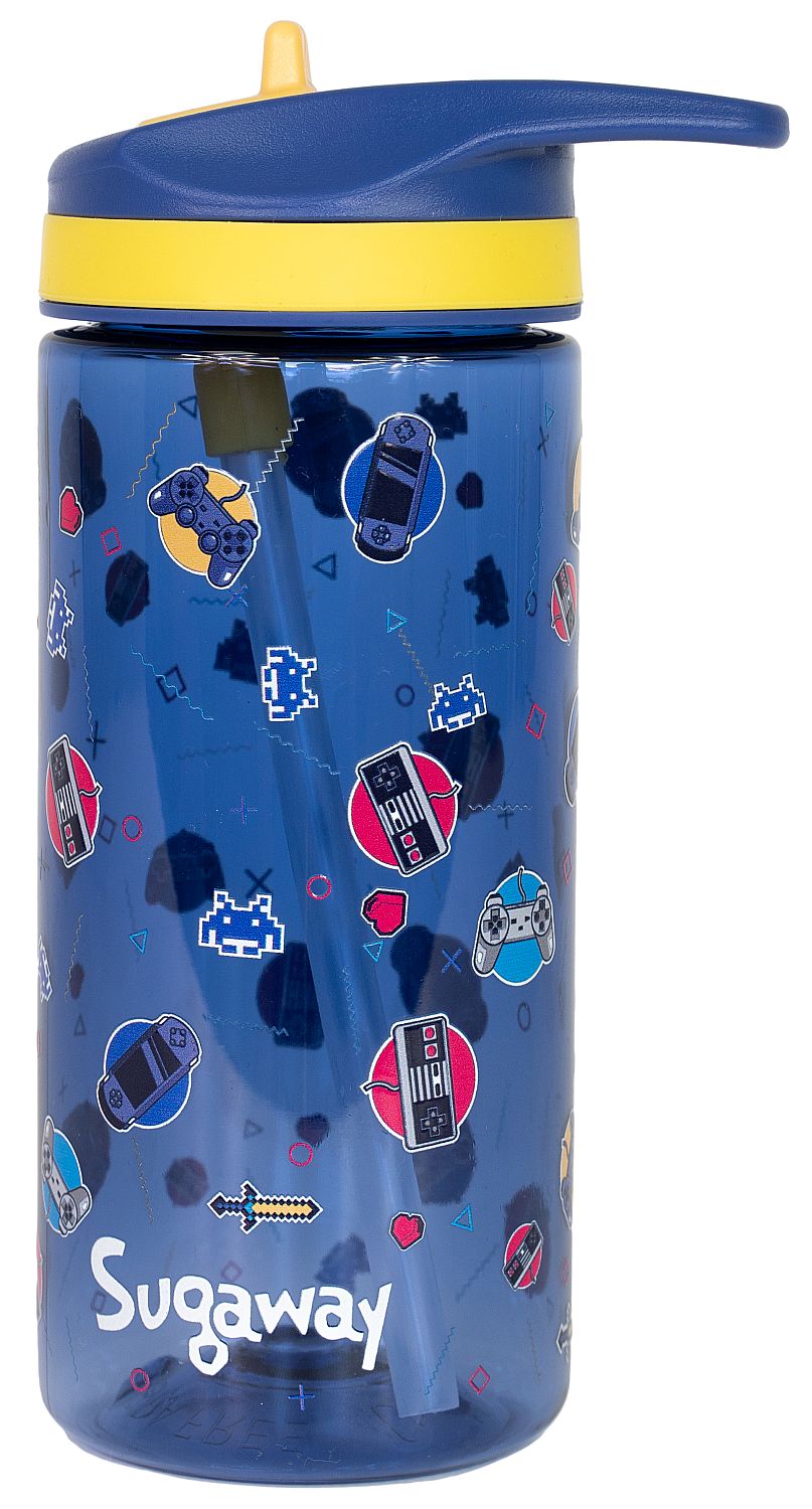 Sticlă de apă Sugaway - Game On, 420 ml