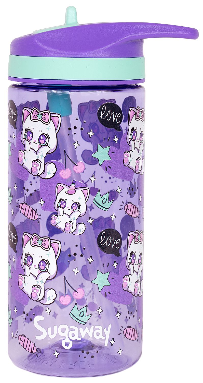 Sticlă de apă Sugaway - KittyCorn, 420 ml