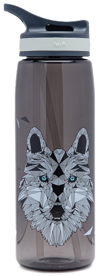 Sticlă de apă  YOLO - 3D Wolf, 750ml