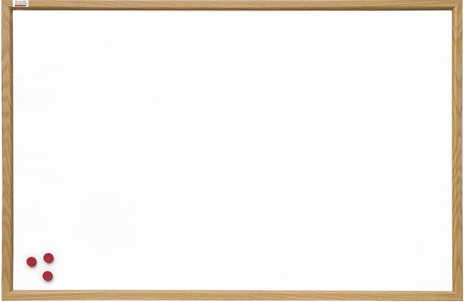 Tablă magnetică albă cu ramă din lemn 2x3 - 60 х 90 cm