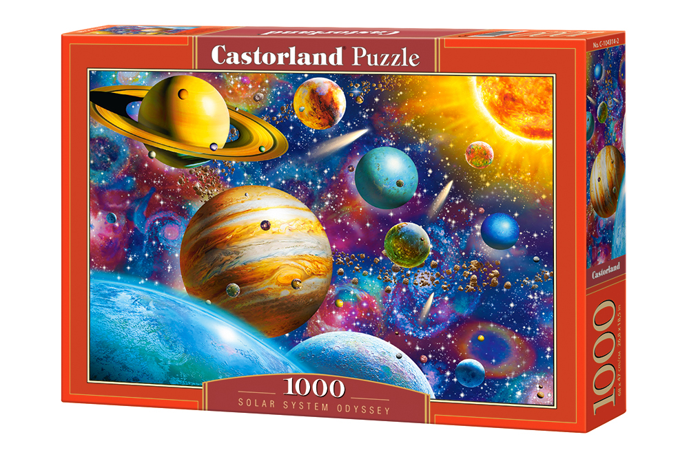 Puzzle Castorland din 1000 de piese - Odiseea Sistemului Solar