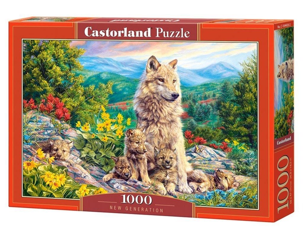 Puzzle Castorland din 1000 de piese - Noua generatie