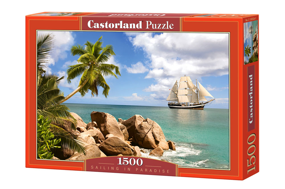 Puzzle Castorland din 1500 de piese - Inot in paradis