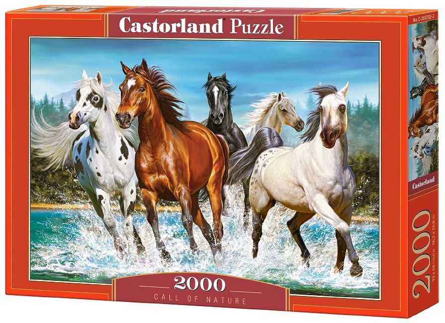 Puzzle Castorland din 2000 de piese - Chemarea naturii