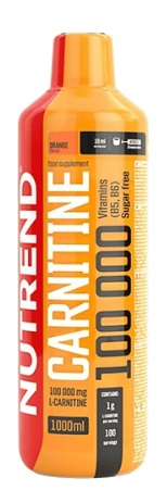 Carnitine 100 000, portocale, 1000 ml, Nutrend