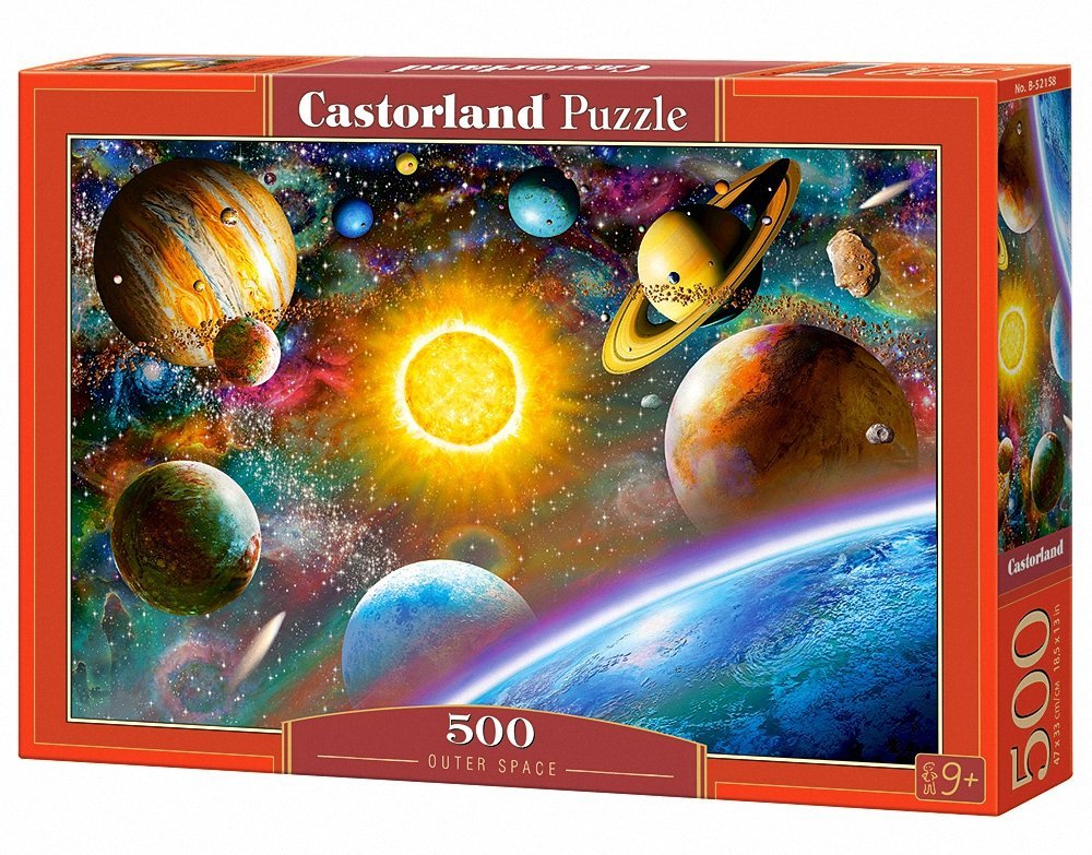 Puzzle Castorland din 500 de piese - Spatiul cosmic