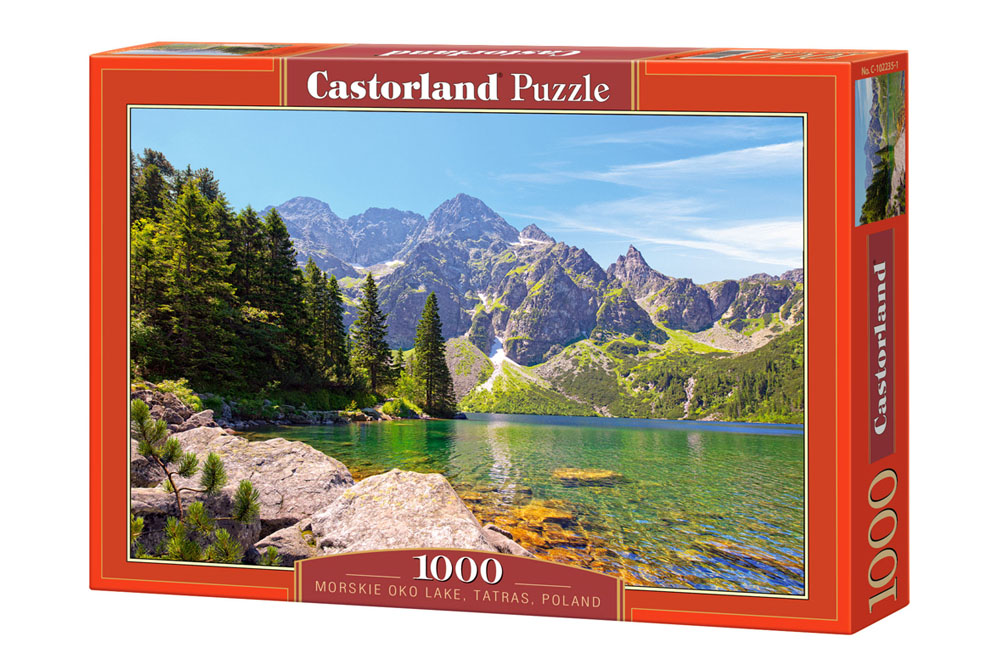 Puzzle Castorland din 1000 de piese - Lac in Polonia
