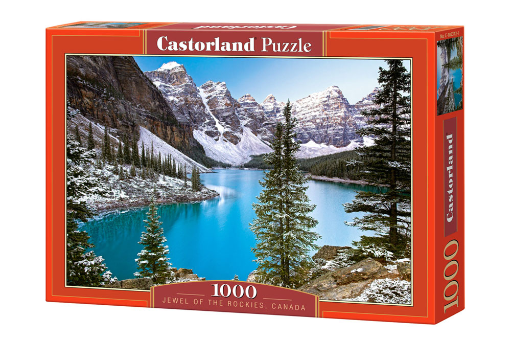 Puzzle Castorland din 1000 de piese - Lac in Canada