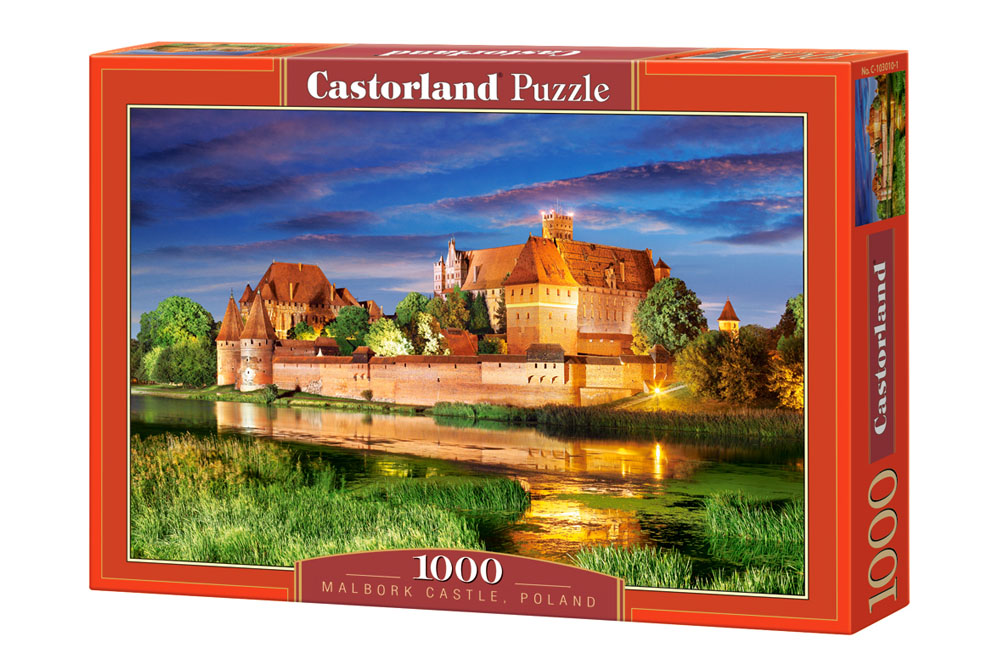 Puzzle Castorland din 1000 de piese - Castelul Malbork in Polonia